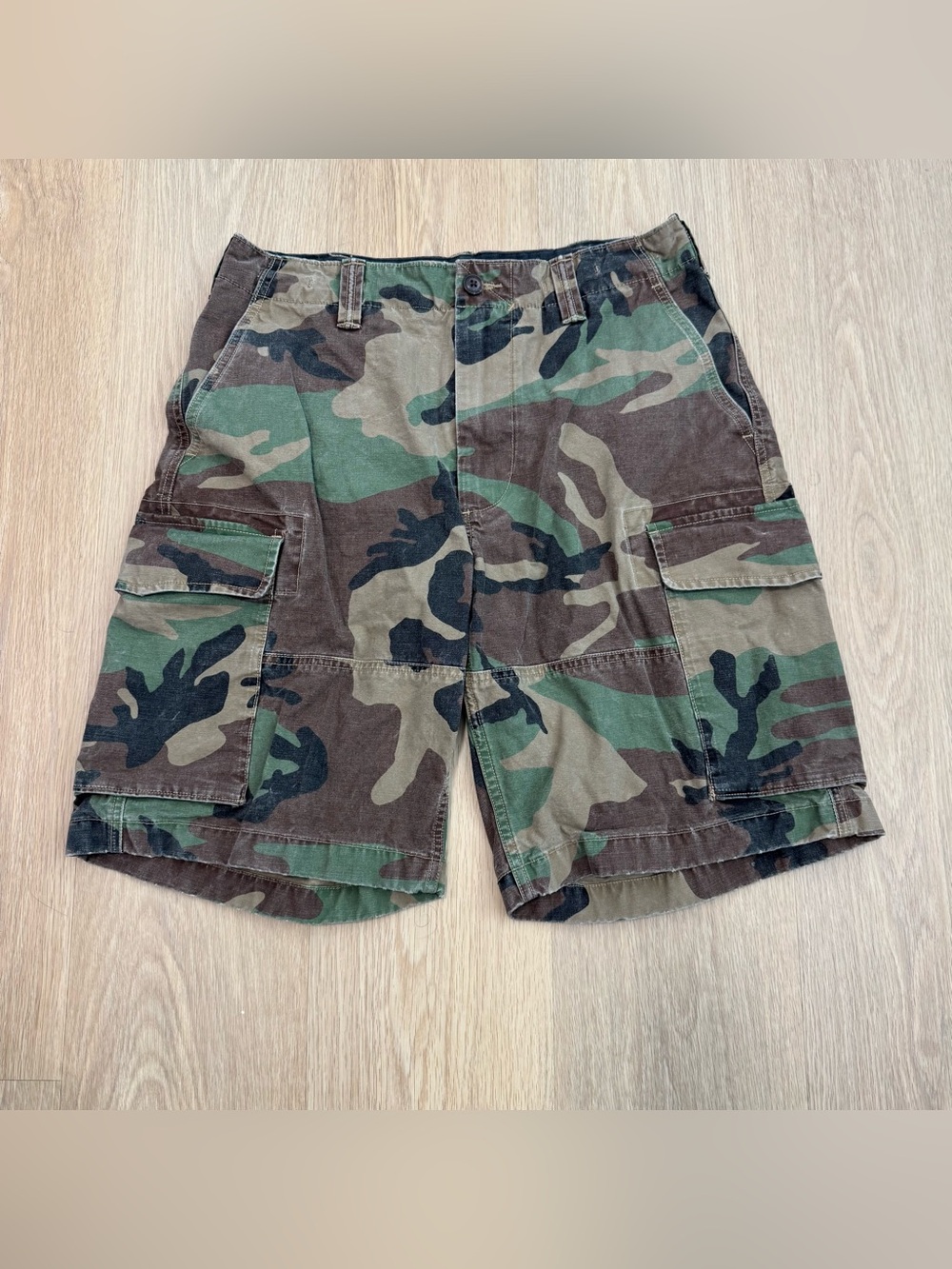 Ralph Lauren Men's Camo Cargo Shorts - Green & Brown